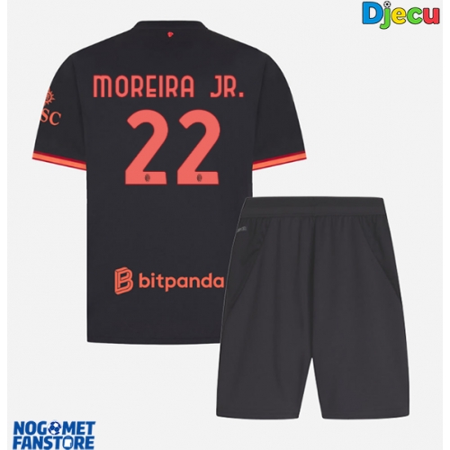 AC Milan Diego Moreira #22 Rezervni Dres za djecu 2026-27 Kratak Rukav (+ Kratke hlače)